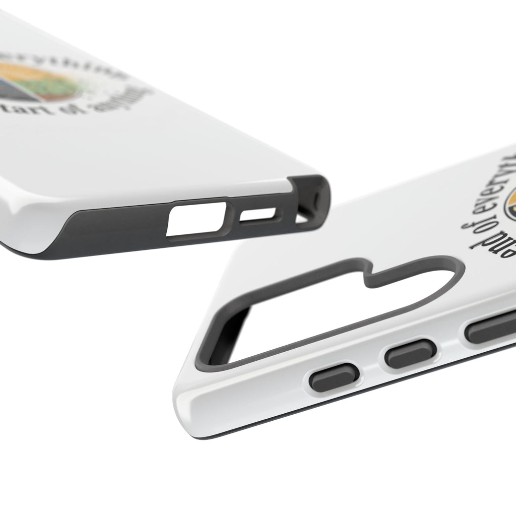 Phone Case — "The End of Everything Is the Start of Anything" Inspirational Sun & Moon Design