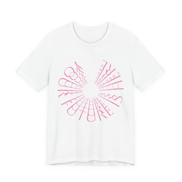 Moth Pattern Graphic Tee — Vintage-Inspired Crescent Moon Shirt