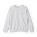 Minimal "Start Anything" Embroidered Crewneck Sweatshirt