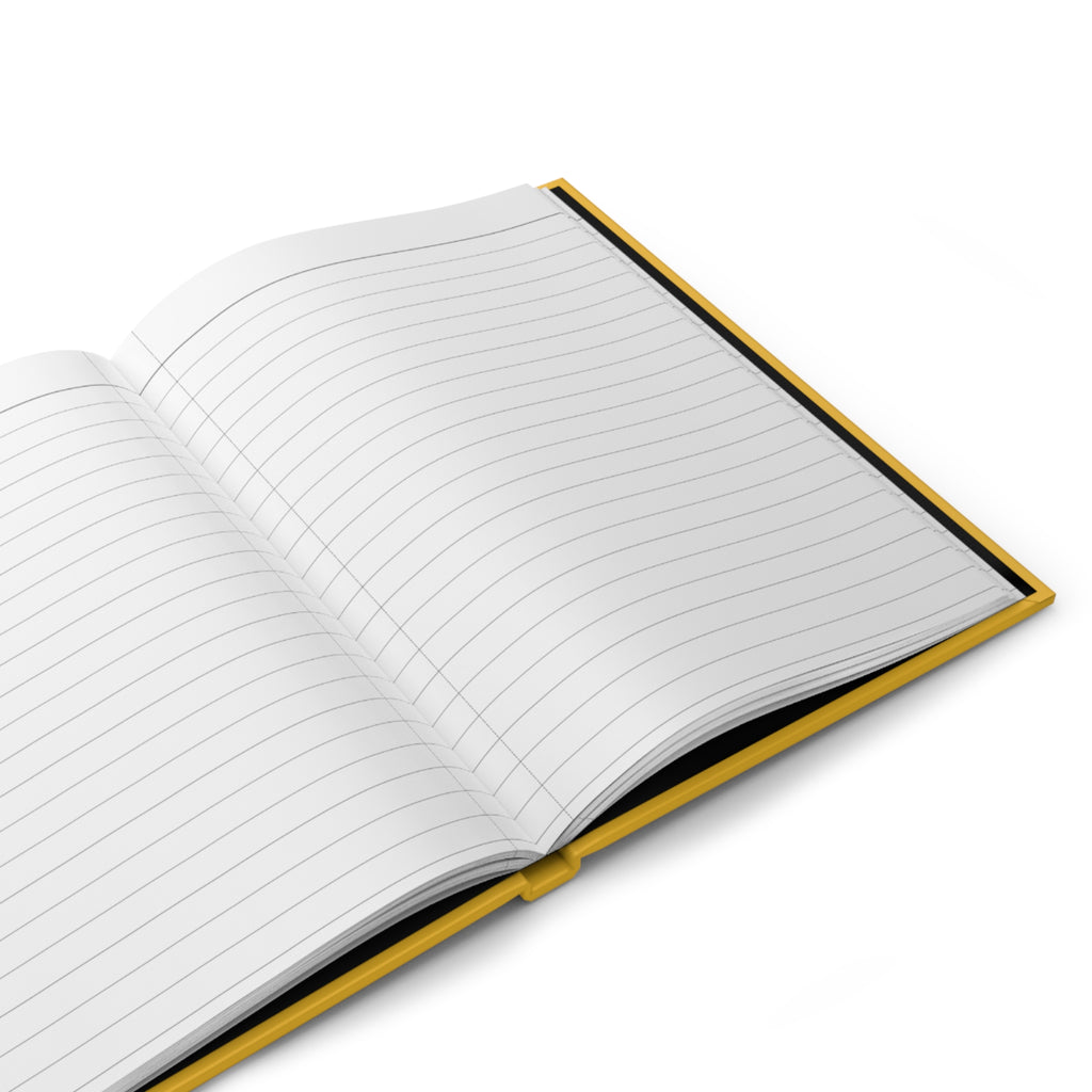 Sunrise Hardcover Journal – Minimal Yellow Matte Notebook for Gratitude, Daily Planning & Creative Journaling