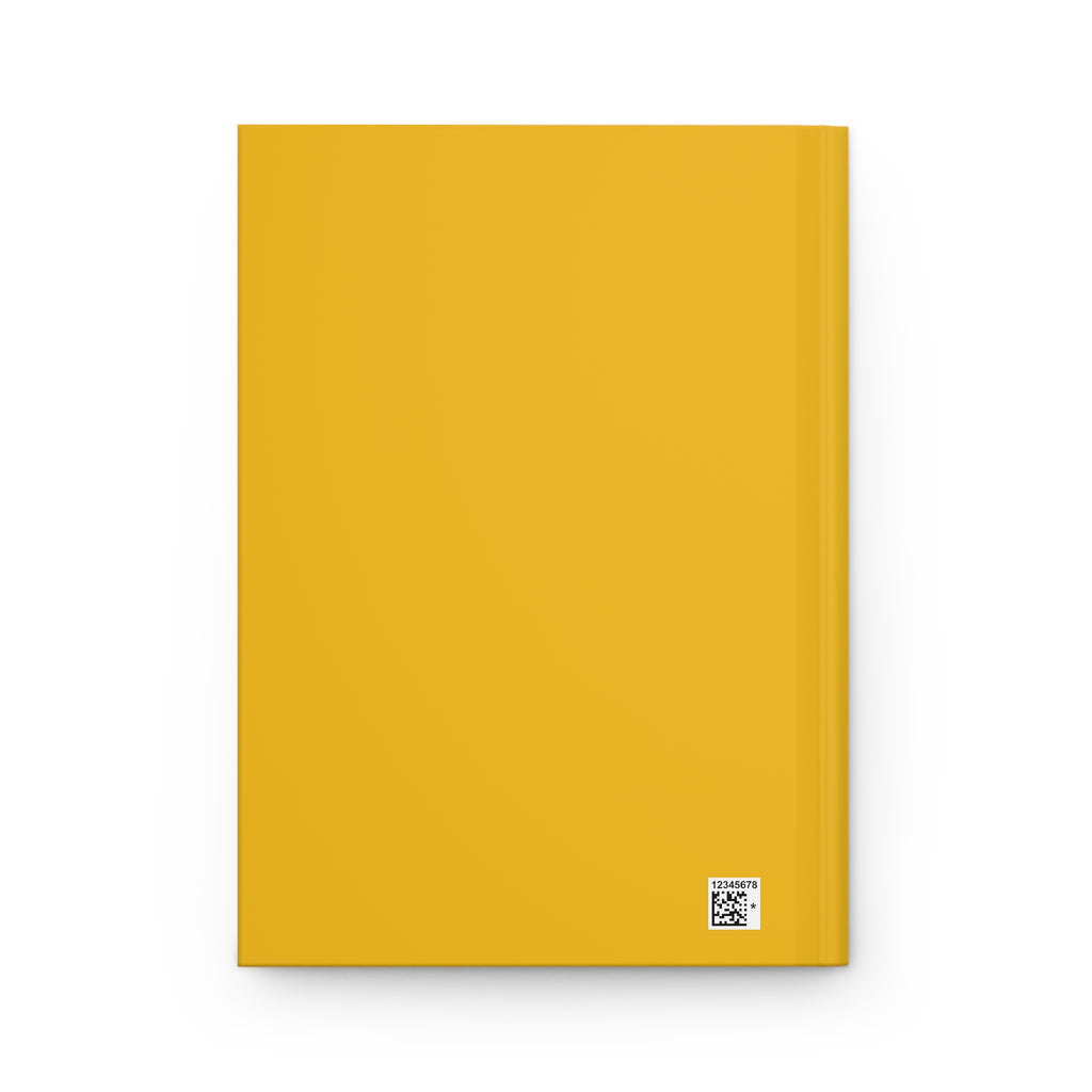 Sunrise Hardcover Journal – Minimal Yellow Matte Notebook for Gratitude, Daily Planning & Creative Journaling