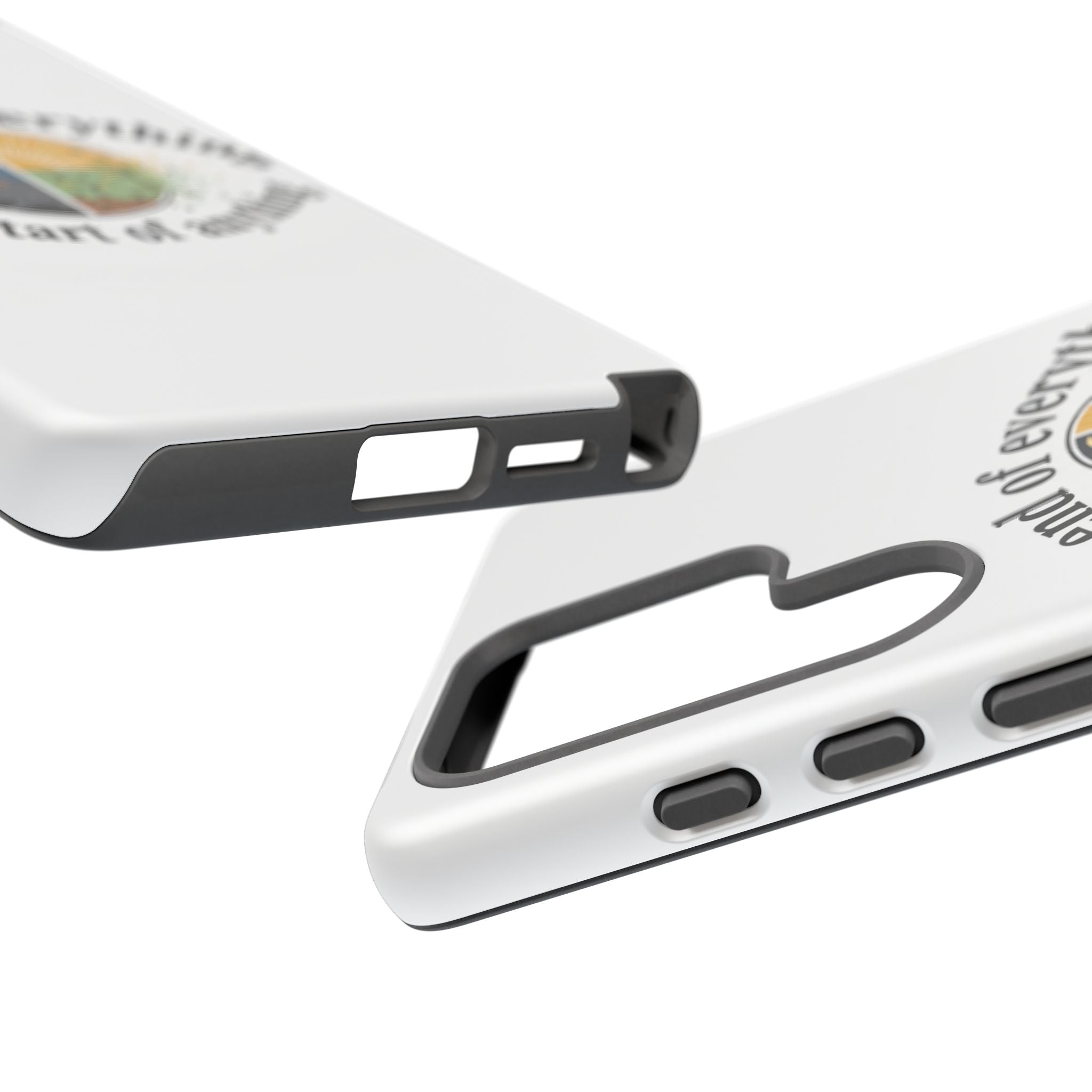 Phone Case — "The End of Everything Is the Start of Anything" Inspirational Sun & Moon Design