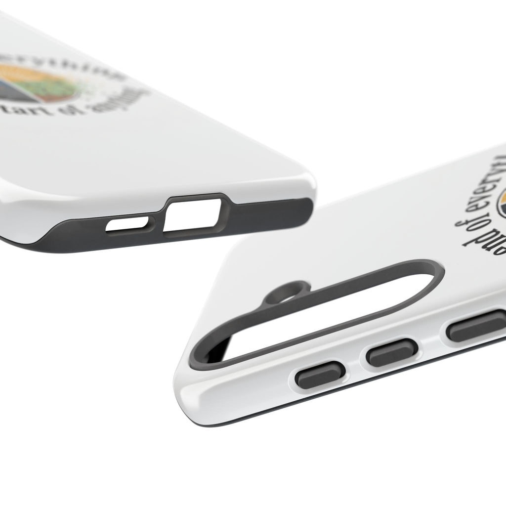Phone Case — "The End of Everything Is the Start of Anything" Inspirational Sun & Moon Design